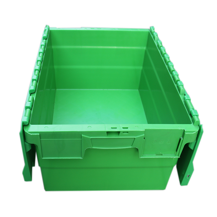 Heavy Duty Plastic Moving Boxes Attached Lid Containers Industrial Folding  Tote Box for Warehouse - China Plastic Crate and Plastic Crate Folding  price